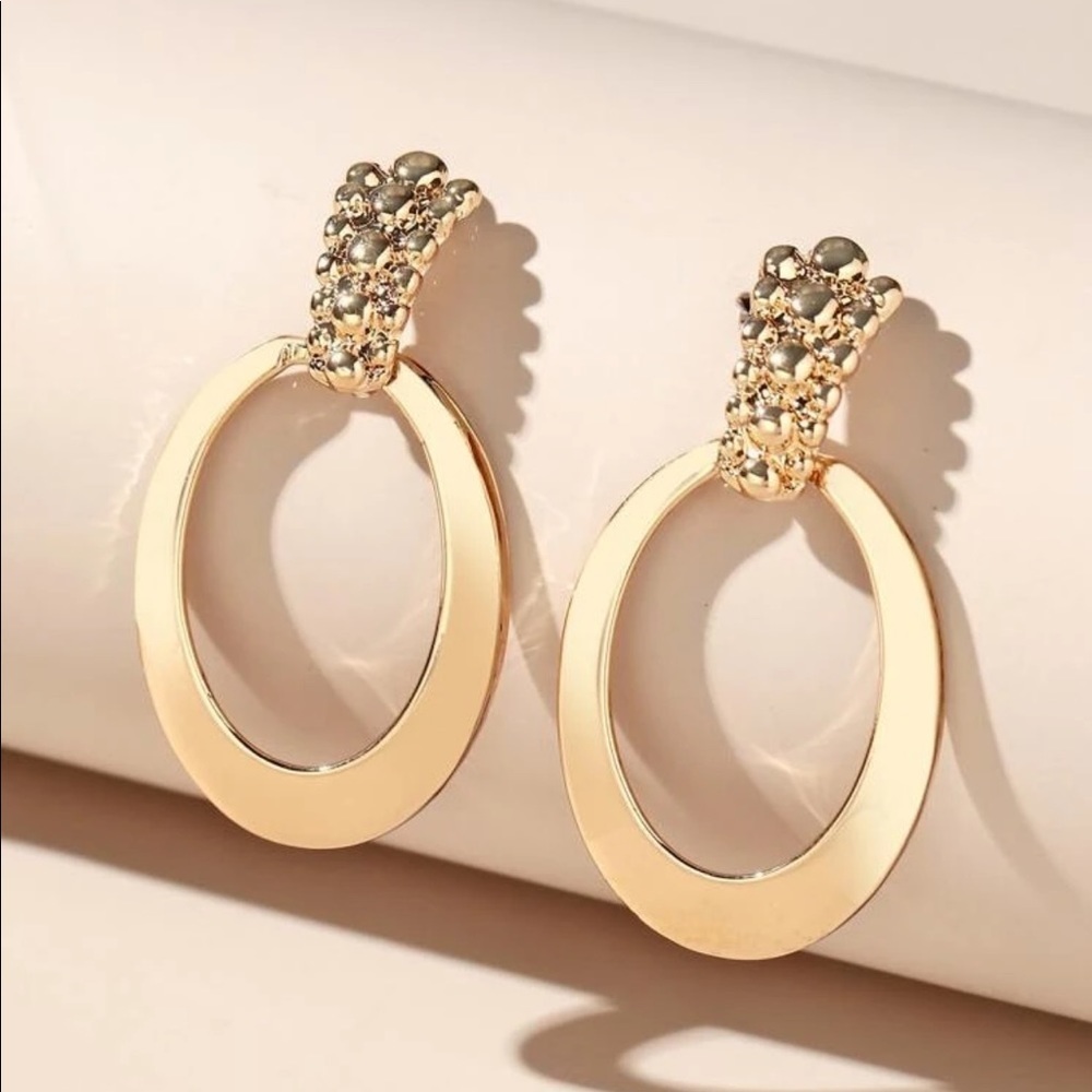 Beautiful gold Savannah Earrings.  Elegant with any attire